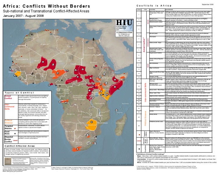 Africa's Ongoing Conflicts Overview | PDF | Military | Conflicts
