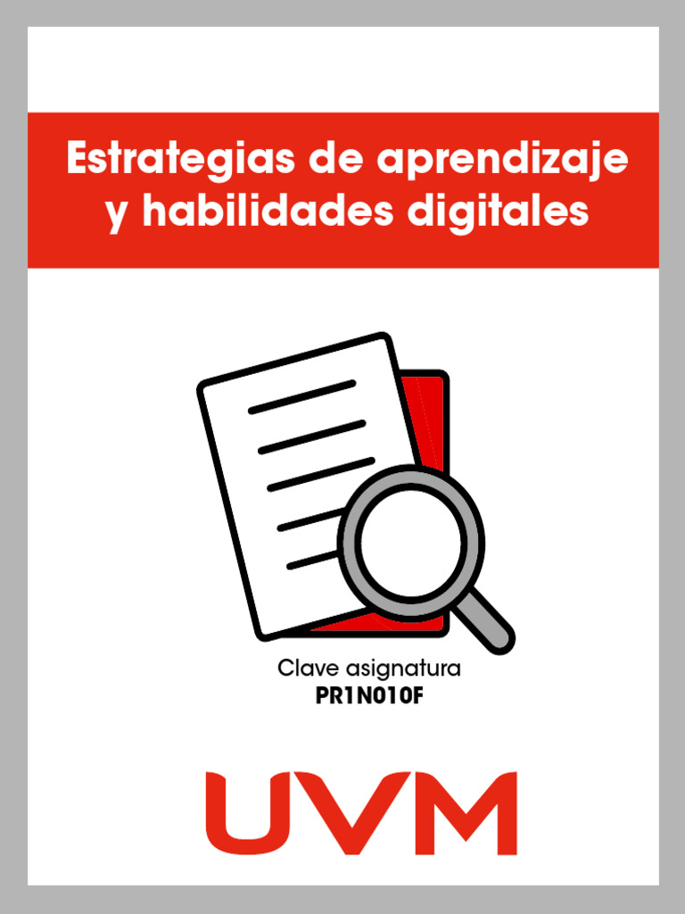 Estrategias de Aprendizaje Digital UVM | PDF | Aprendizaje ...
