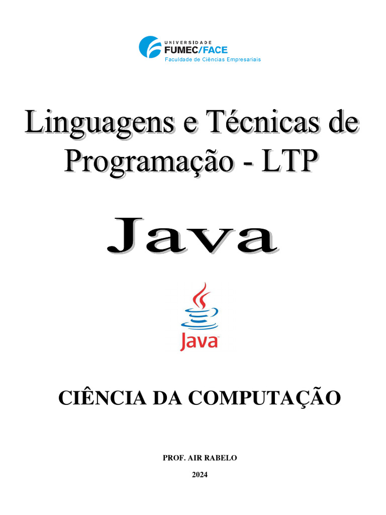 Apostila de Java para Iniciantes | PDF | Linguagem de programação ...