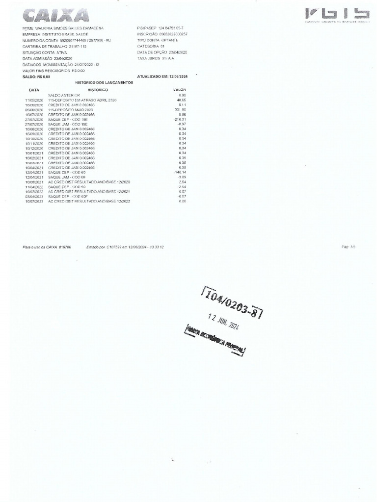 Extrato anal tico walkiria atualizado pdf