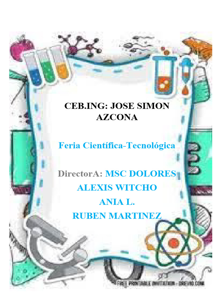 Proyecto Feria de Ciencia 2024 Enviar | PDF | Hipótesis | Experimentar