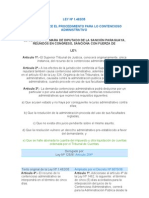 LEY Nº 1462-35 Procedimiento contencioso administrativo