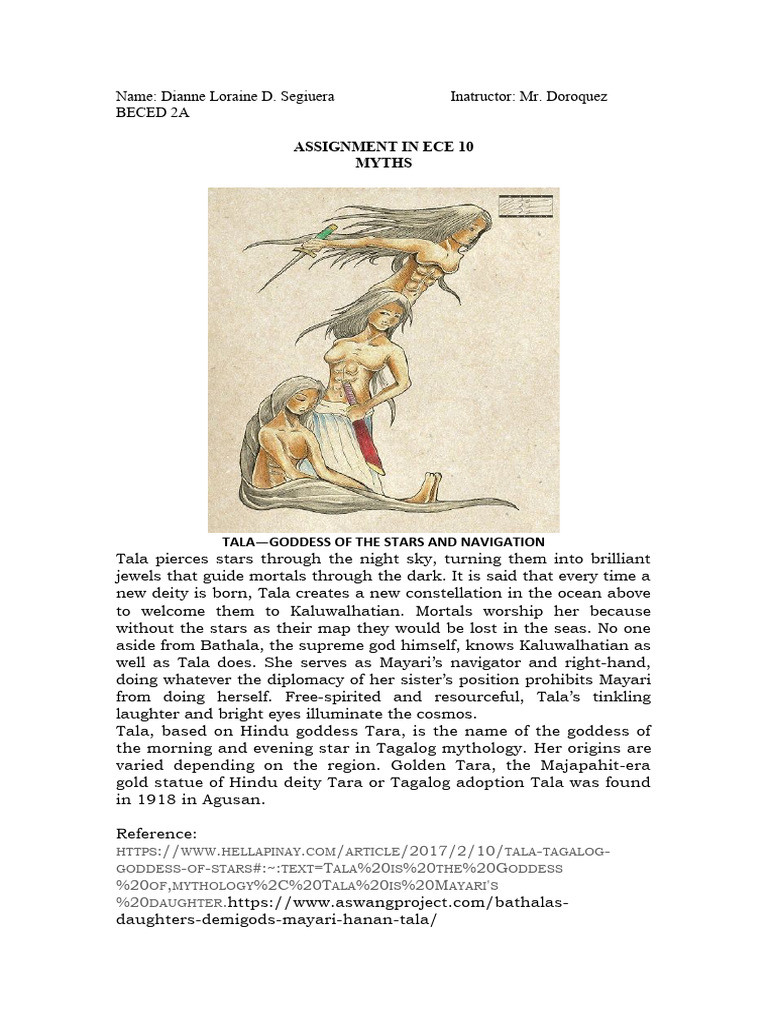 Tala and the Legend of Ilang-Ilang | PDF | Religious Belief And ...