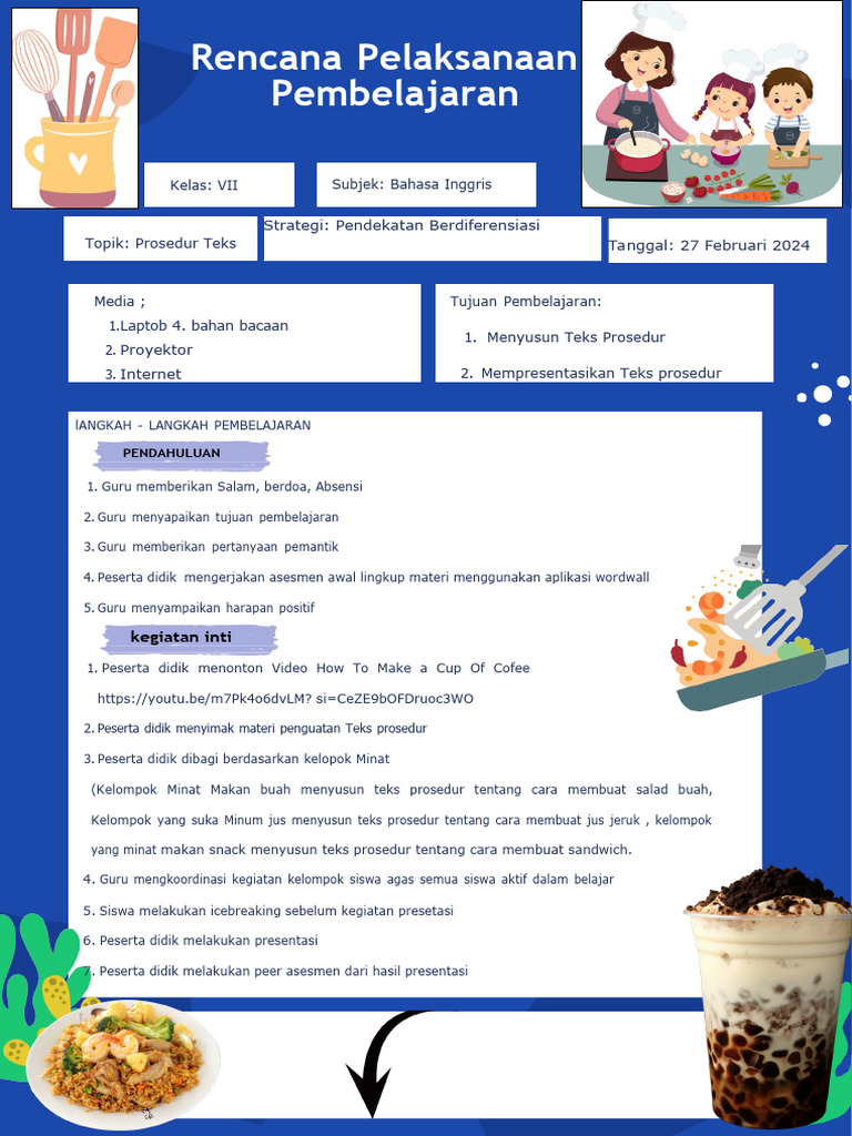 Modul Ajar Bahasa Inggris - Procedure Text - Fase D | PDF