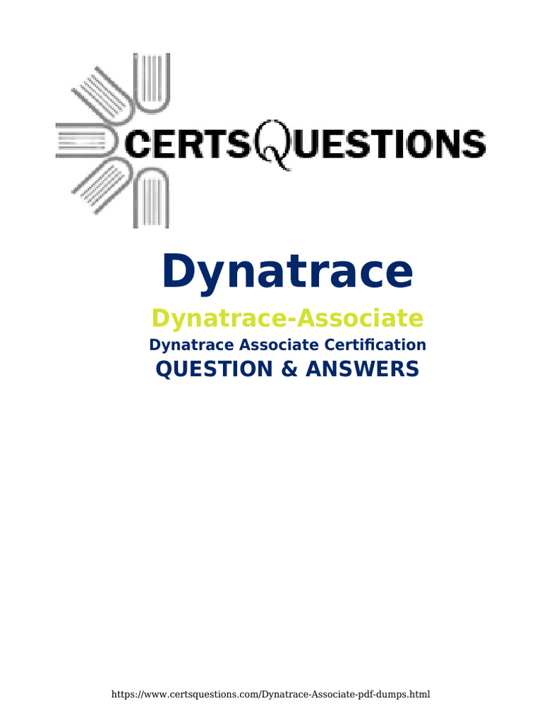 Dynatrace Associate Certification Q&A Guide | PDF | Cloud Computing ...