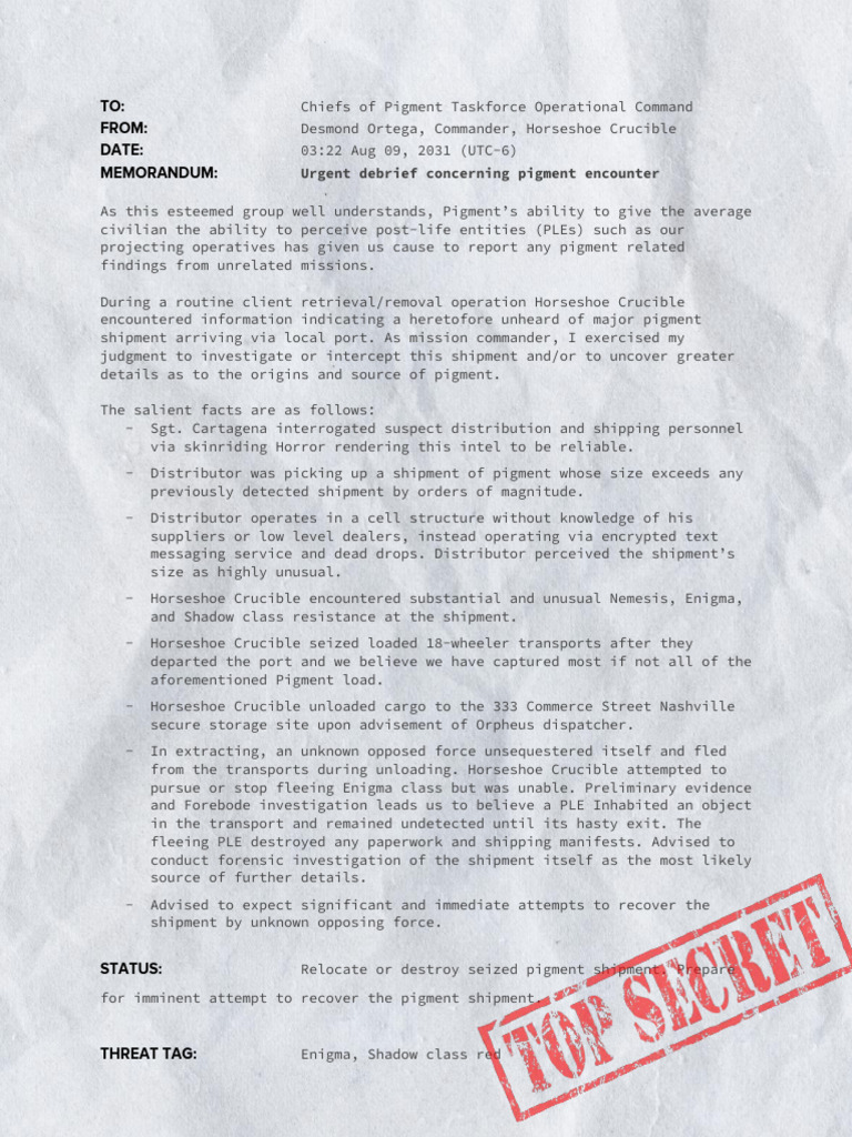 Top Secret Debrief Pdf