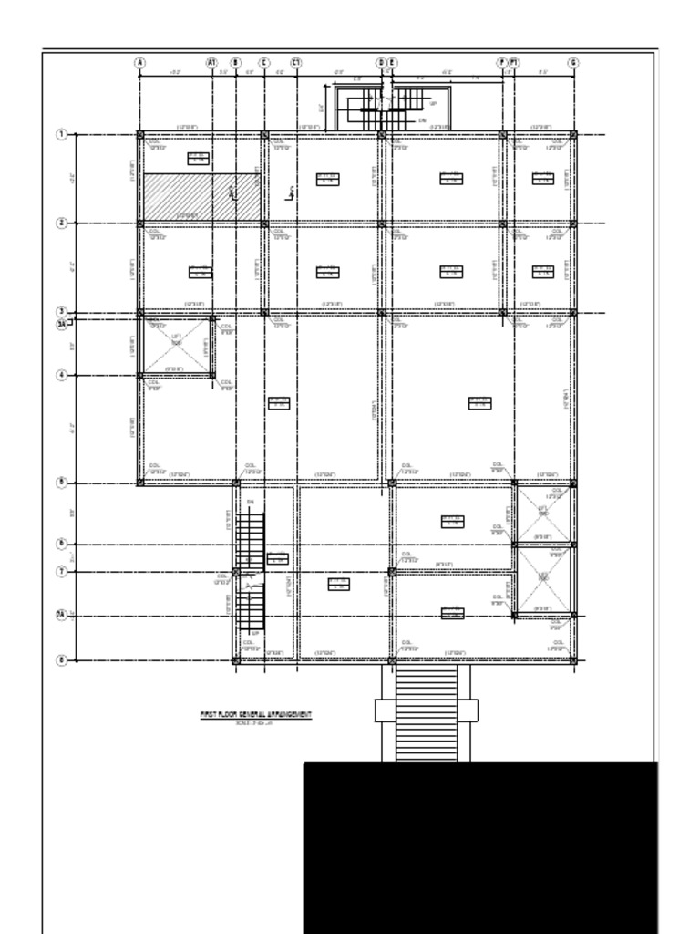 First Floor General Arrangement Plan | PDF | Building Engineering ...