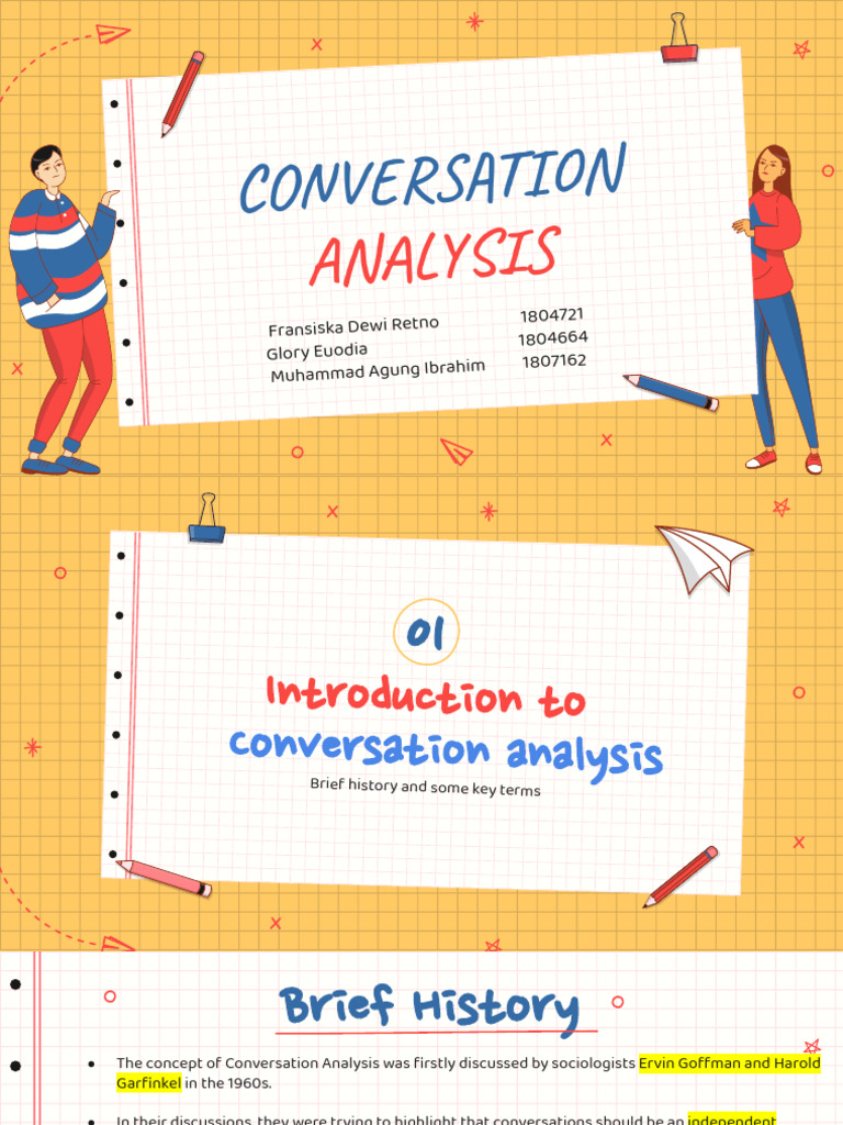 Conversation Analysis: Key Concepts Explained | PDF | Conversation ...
