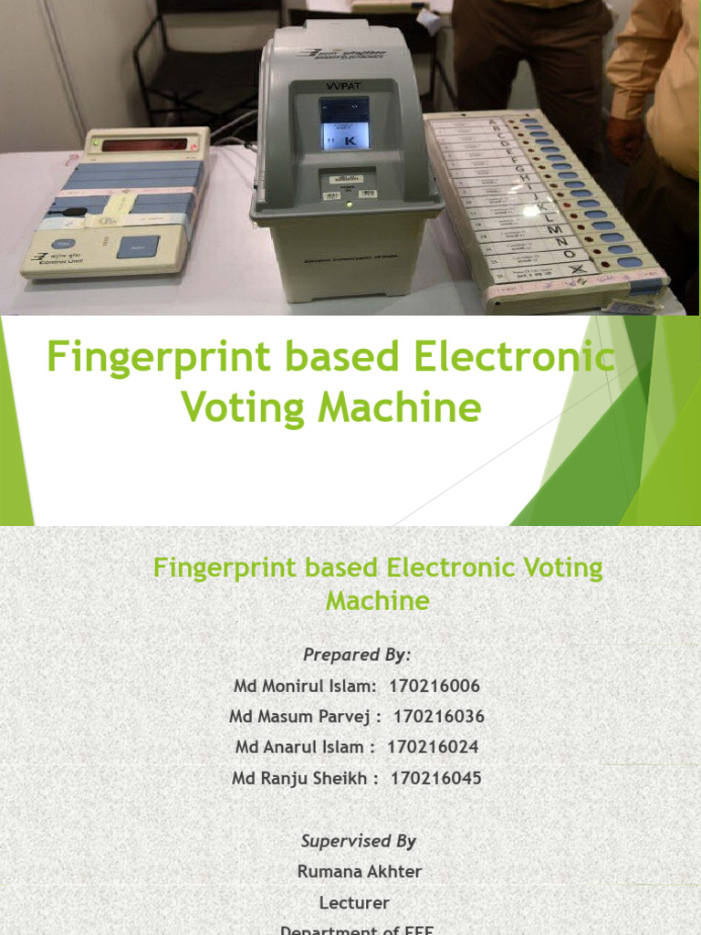 Evm Project Pdf Computing