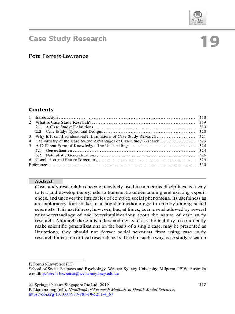 Understanding Case Study Research Methods | PDF | Methodology | Science