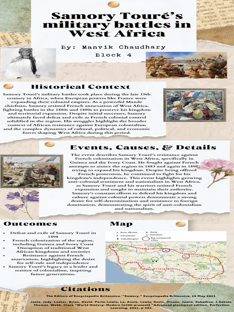 World History Samory Touré's Military Battles in West Africa | PDF ...