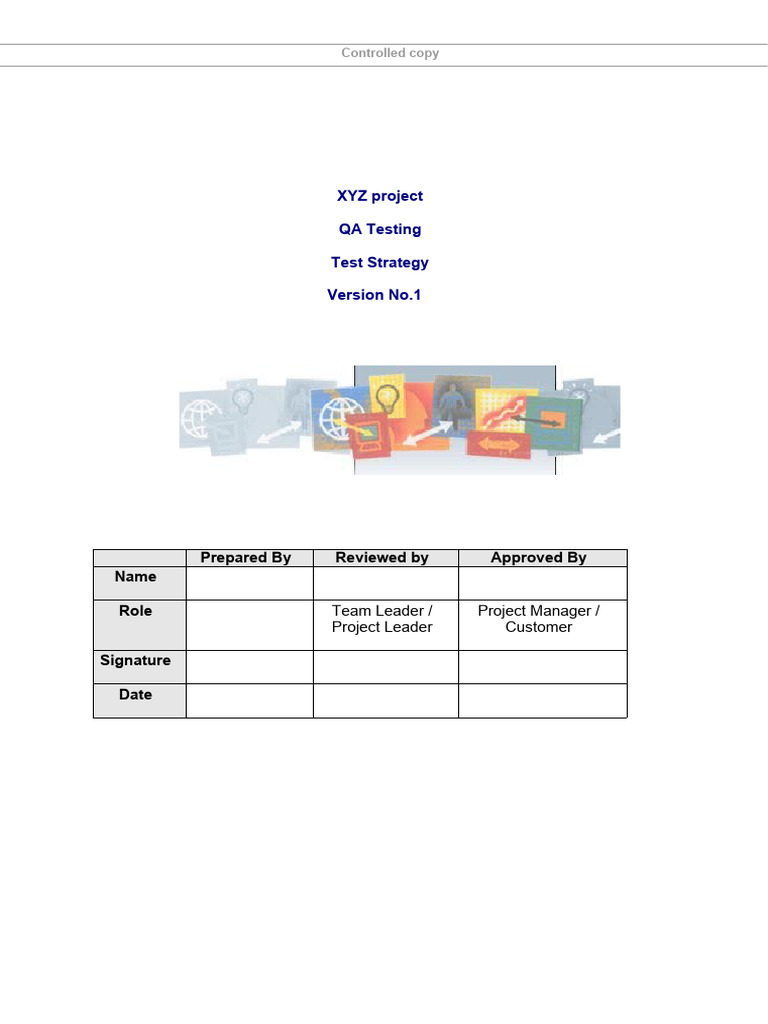 XYZ Project Test Strategy Document | PDF | Software Testing | Computing