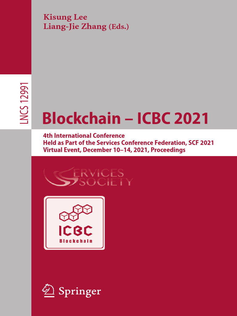 Blockchain - ICBC 2021 4th - (Z-Library) | PDF | Supply Chain | Supply  Chain Management