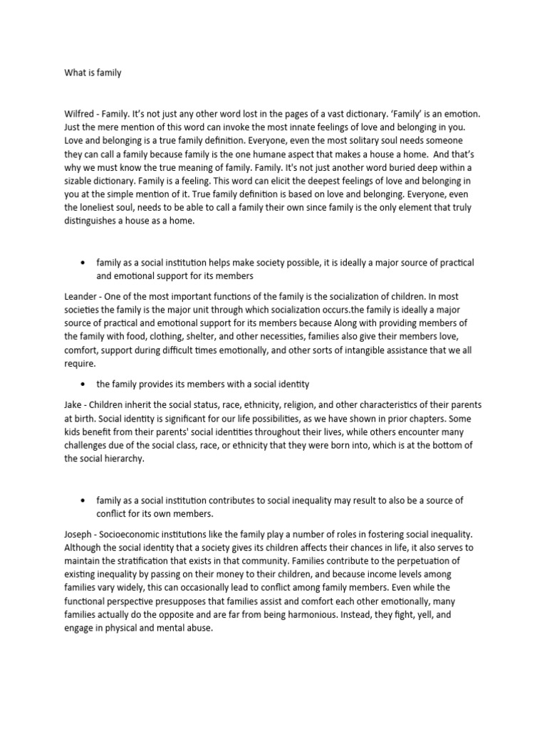 what-is-family-pdf-social-stratification-social-inequality