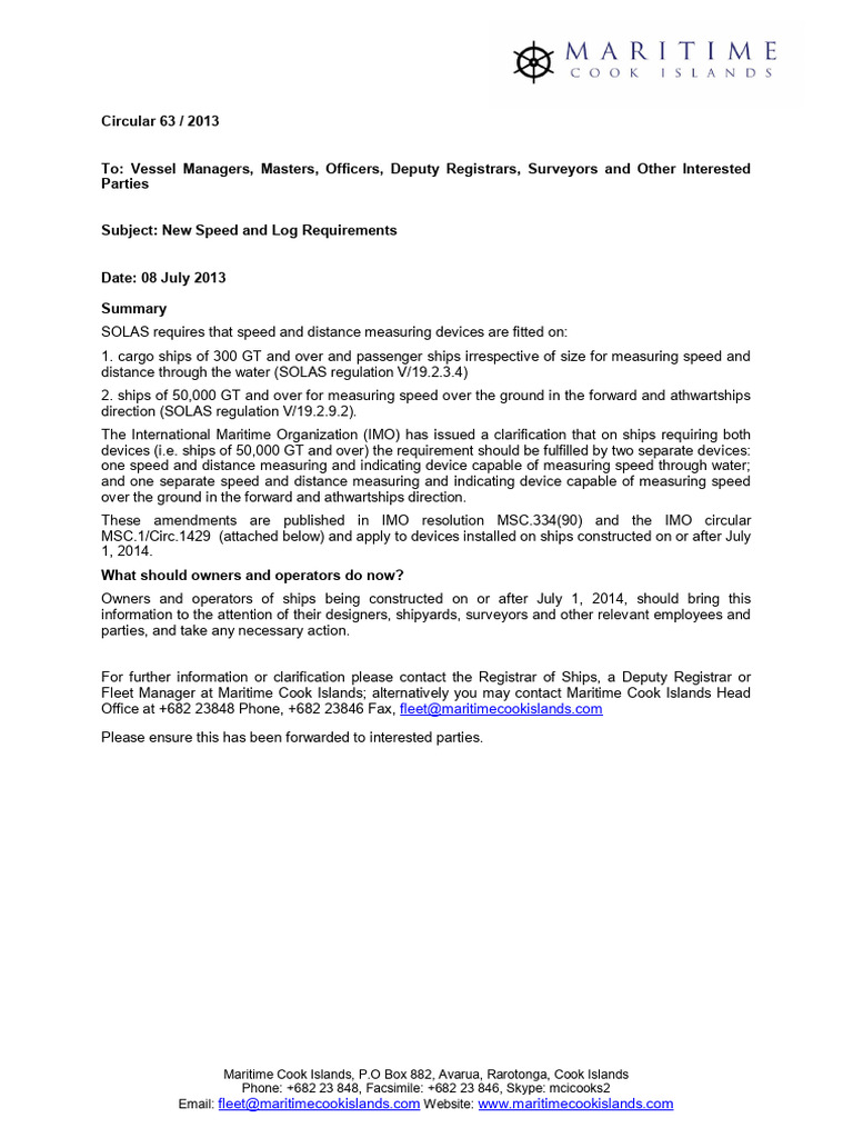 mci-circular-63-new-speed-and-log-requirements-pdf-ships-water