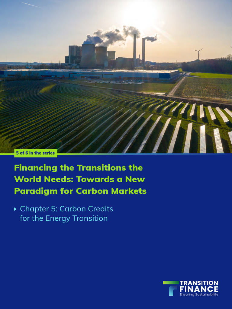 Carbon Credit For The Energy Transition | PDF | Renewable Energy ...