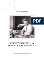 Trotsky Escritos Sobre La Revolucion Espanola Ion