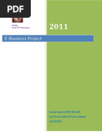 E-Business Project: Guide: Prof. M P Sebastian