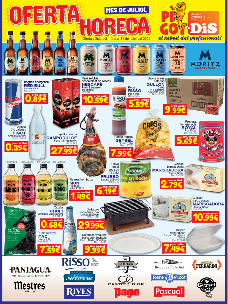 Oferta Pigot Horeca Juliol | PDF