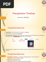 Understanding Argentometric Titration | PDF | Titration | Chemistry