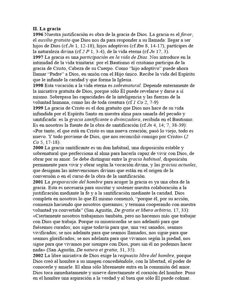 LA Gracia | PDF | Gracia divina | Cristo (título)