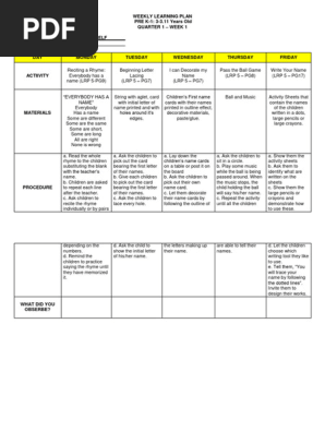 PDF WLP PRE-K1 QUARTER 1