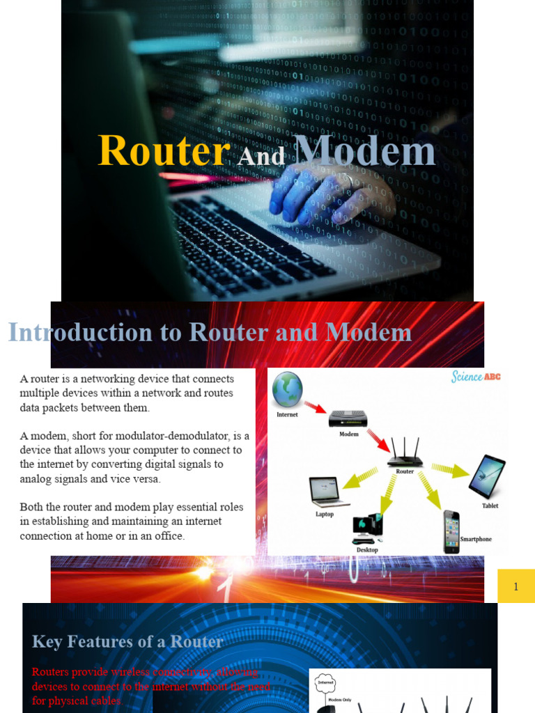 Understanding Routers and Modems | PDF | Computer Network | Local Area ...