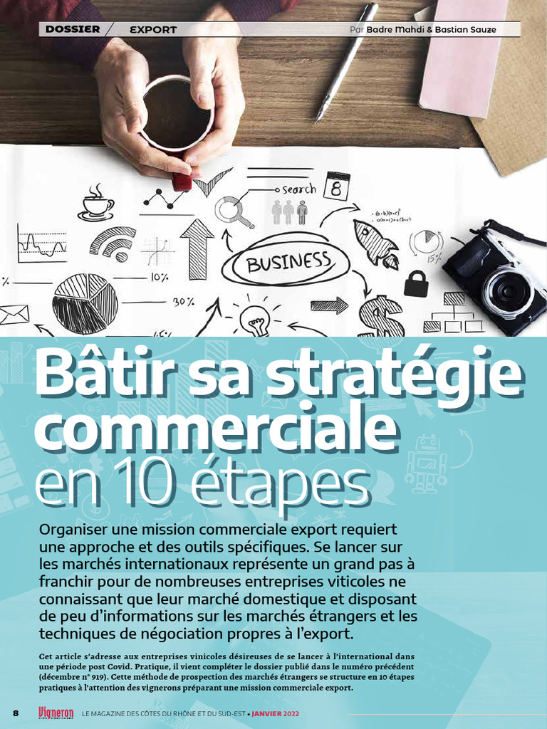 Stratégie commerciale export en 10 étapes | PDF | Vins | Commercialisation