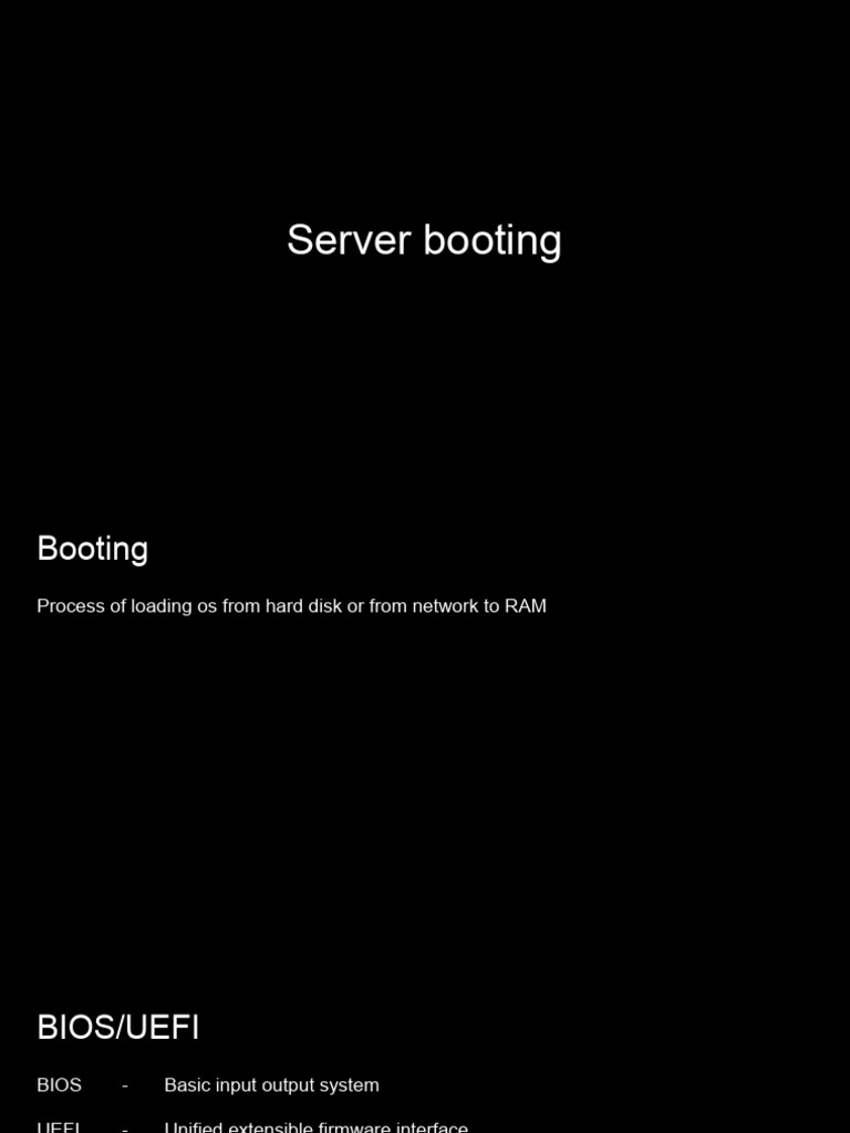 27 RHEL Server Booting | PDF