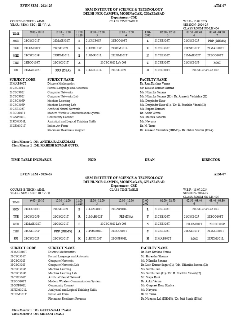 3rd-year-5th-sem-class-time-table-pdf-databases-computing
