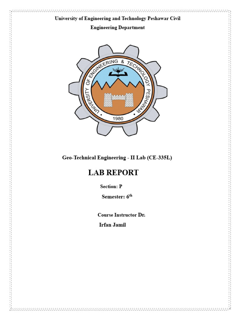Lap Rep..geooo FINALLLL | PDF | Strength Of Materials | Geotechnical ...
