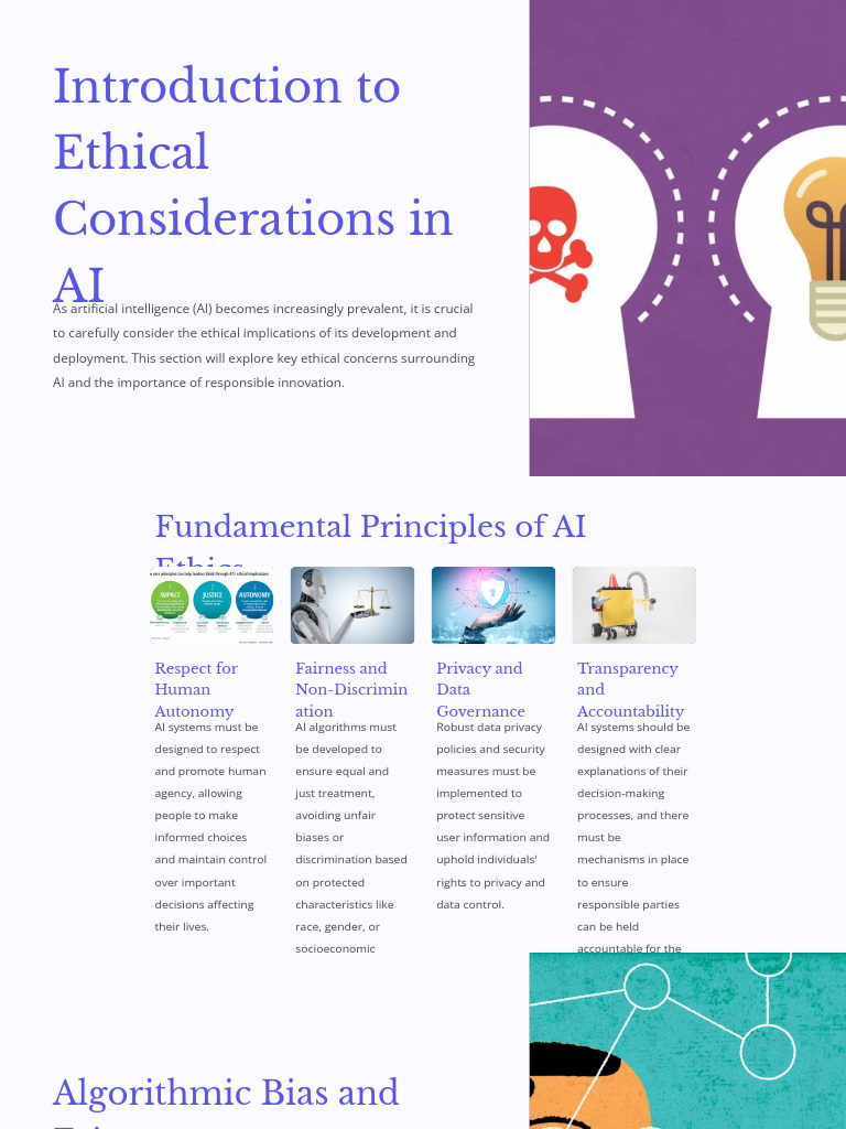 Introduction To Ethical Considerations in AI | PDF | Artificial ...