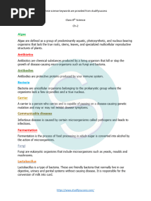 Class 8 Science Ch-2 Keywords