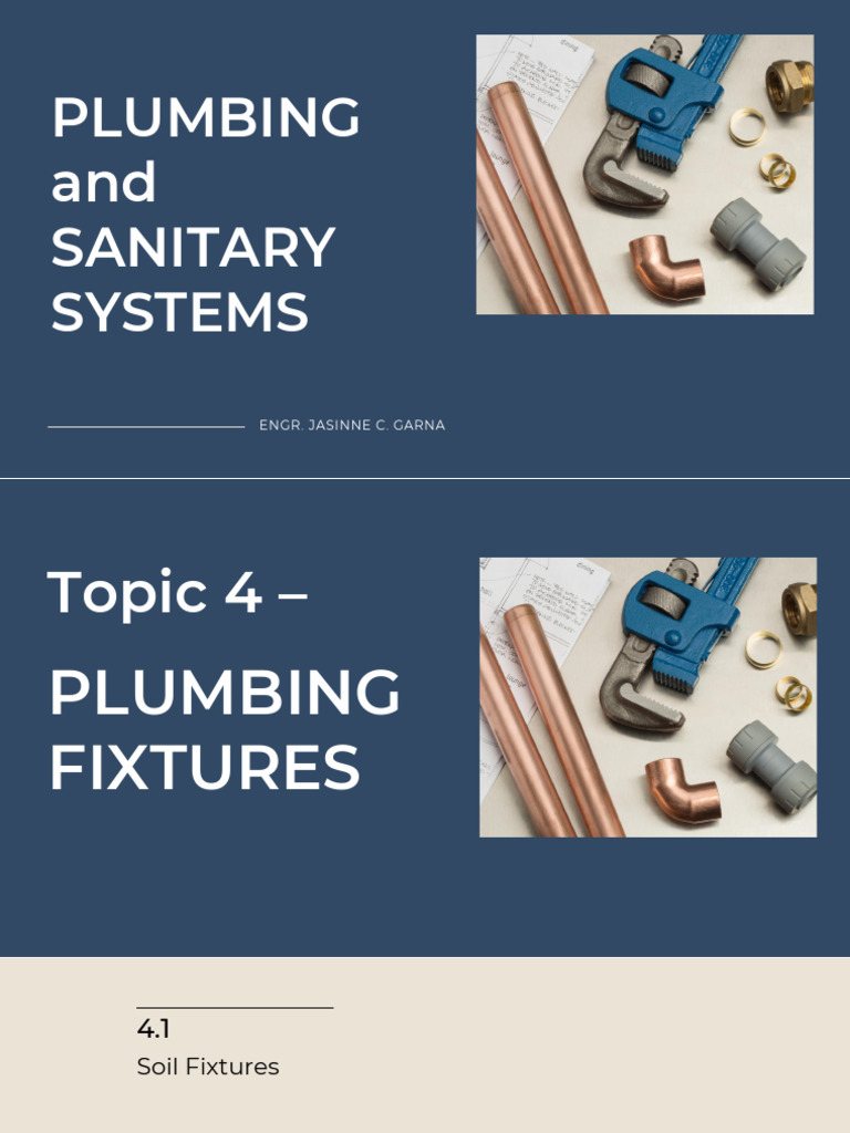Plumbing Fixtures Overview and Types | PDF | Sink | Shower