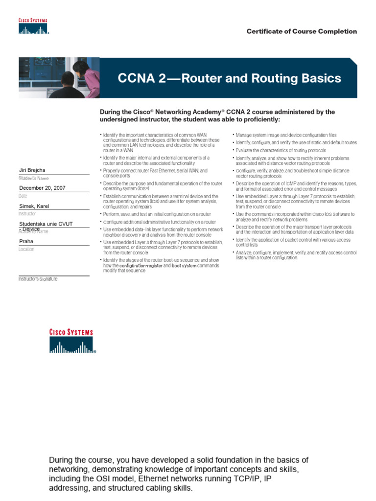 CCNA 2-Router and Routing Basics | PDF | Osi Model | Router (Computing)