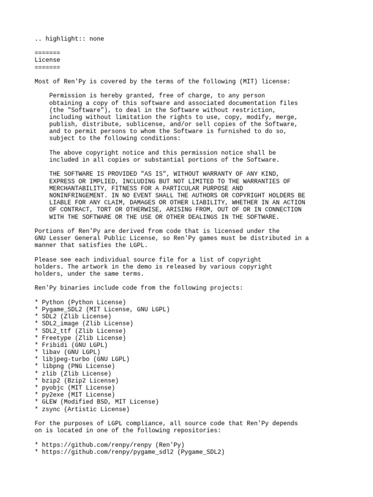 License pdf source code library computing 
