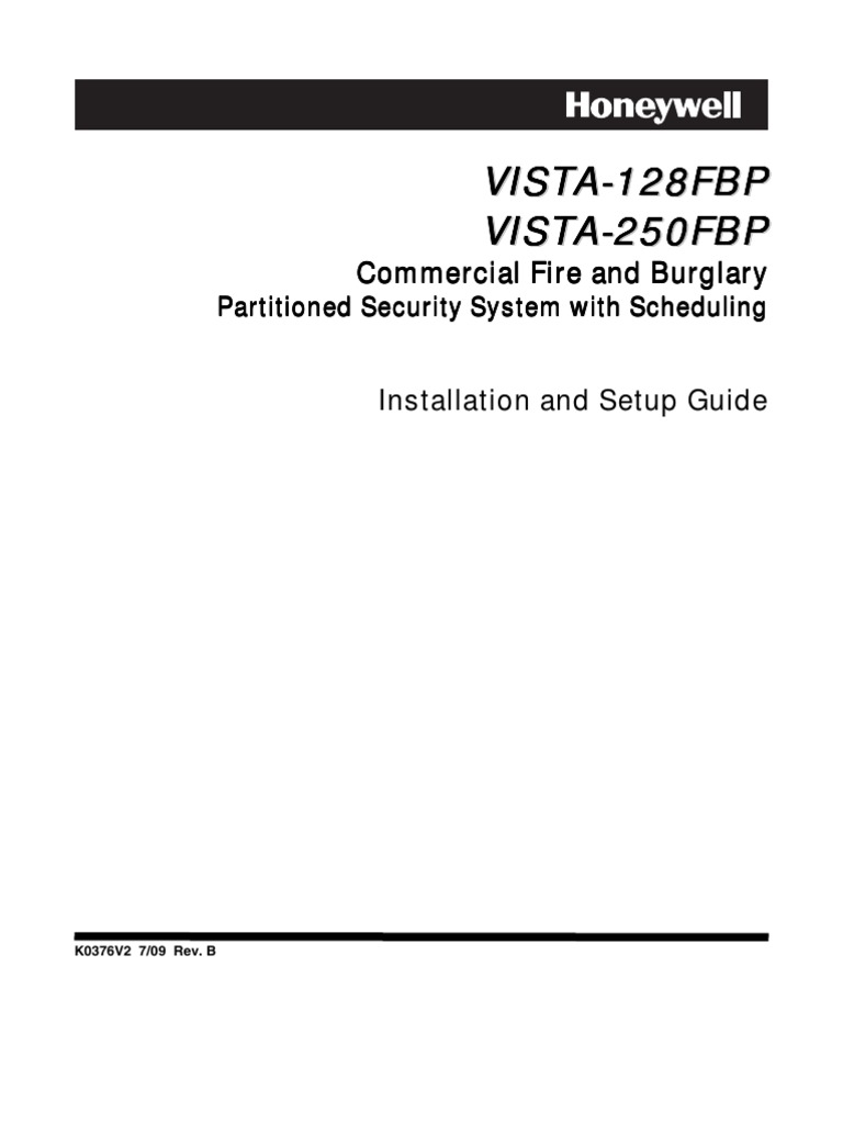Vista 128fbp 250fbp Eim Honeywell