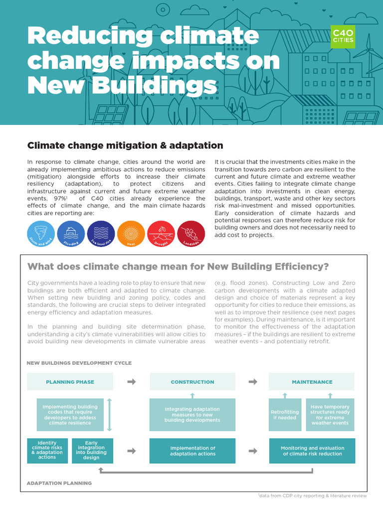 C40 Cities - Reducing Climate Change Impacts On New Buildings | PDF ...