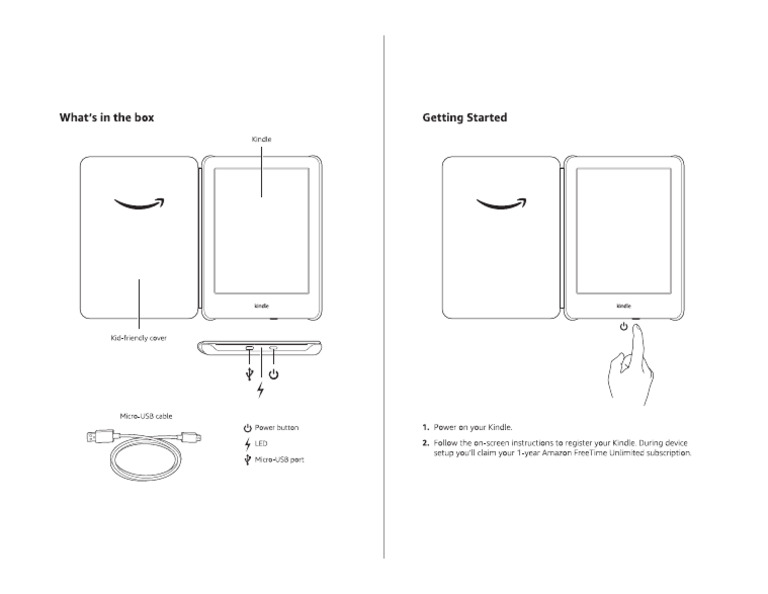 Kindle+Kids+Edition Quick Start Guide US | PDF