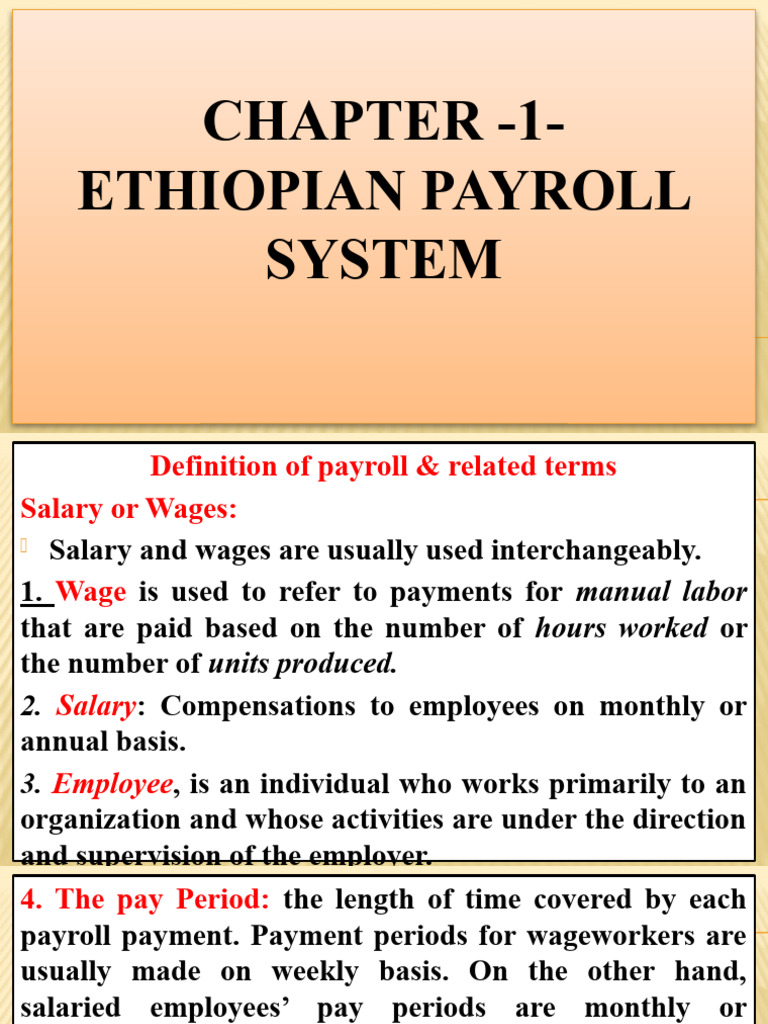 Ethiopian Payroll System Overview | PDF | Payroll Tax | Payroll
