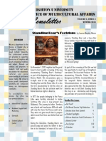 Office of Multicultural Affairs Newsletter Fall 2011- Issue 3