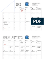 Social Calendar - Jan-Apr 2012