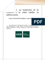 Tema 1 Transición A Edad Adulta La Adolescencia