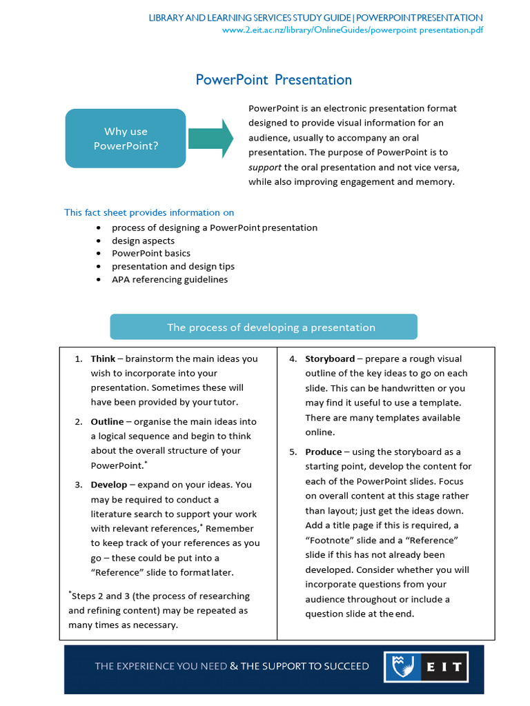 PowerPoint Presentation Design Guide | PDF | Microsoft Power Point ...