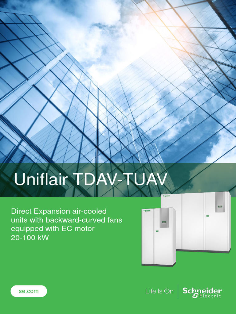 Brochure TDAV-TUAV 20-100kW | PDF | Air Conditioning | Refrigeration