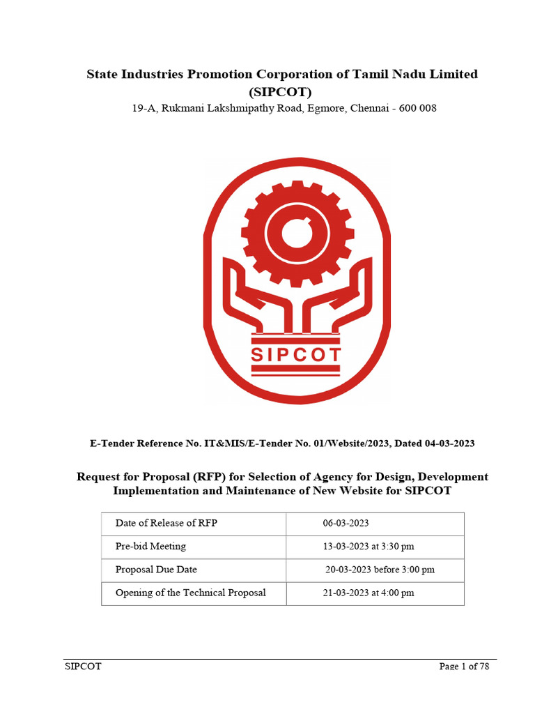 Website Notice | PDF | Request For Proposal | Business