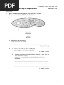打开"Form 4 SPM Biology Topical Paper 2023"