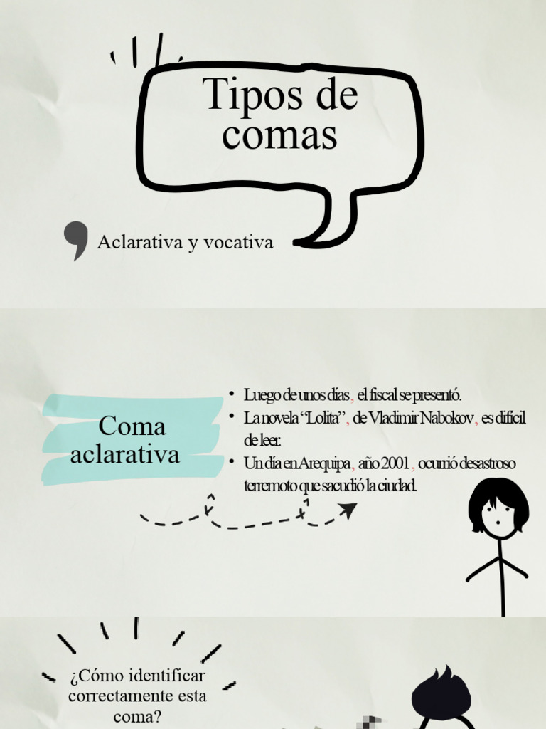 Coma Aclarativa y Vocativa-Sofia | PDF
