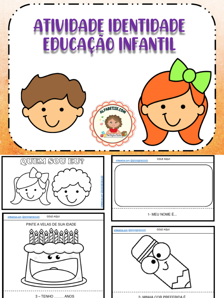 Atividades de Identidade para Educação Infantil | PDF | Bem-estar