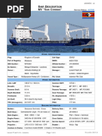 Ship Particulars | PDF | Tonnage | Ships